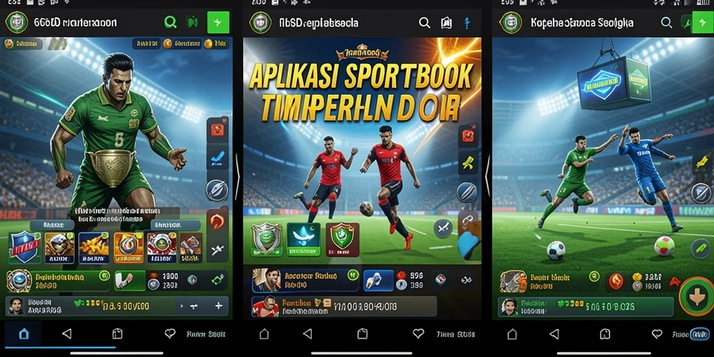Tampilan menarik dari aplikasi Sportsbook 66D saat digunakan untuk taruhan.