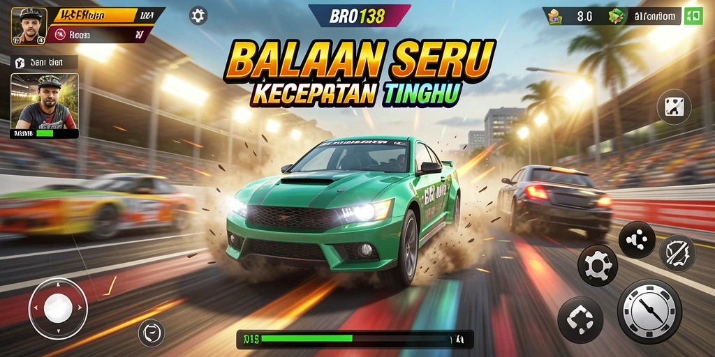 Tampilan gameplay seru dan mendebarkan di BRO138.