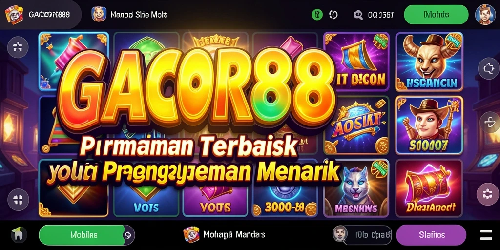 Screenshot gameplay GACOR88 menampilkan putaran slot yang mendebarkan.