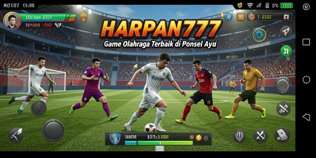 Tampilan gameplay seru di HARAPAN777 yang memacu adrenalin.