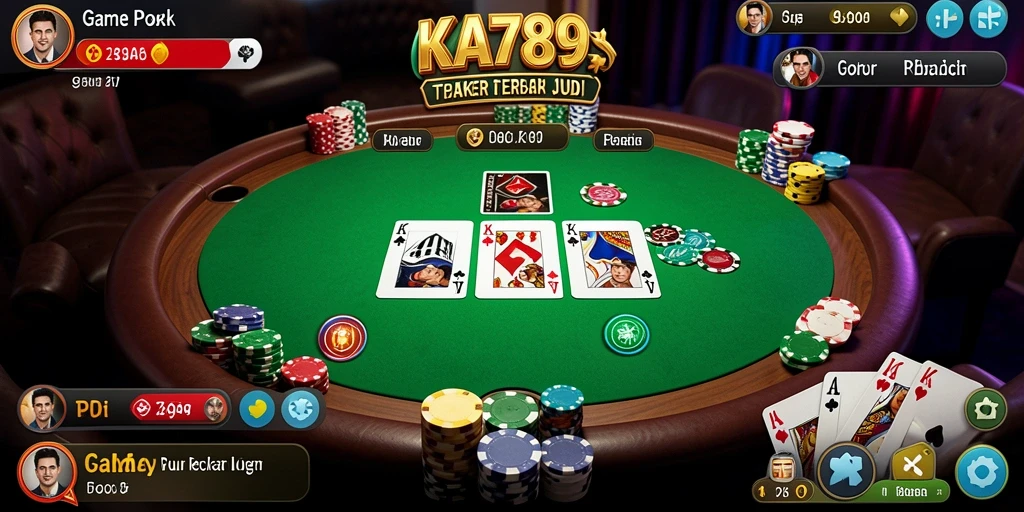 Gameplay seru dan menegangkan dalam Poker yang mendebarkan.