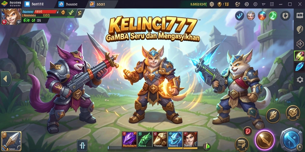 Gameplay seru dengan karakter unik dalam KELINCI777.