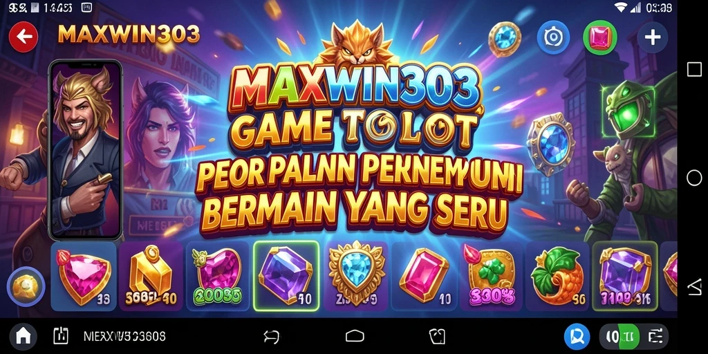 Screenshot gameplay MAXWIN303 yang menampilkan keseruan permainan slot.