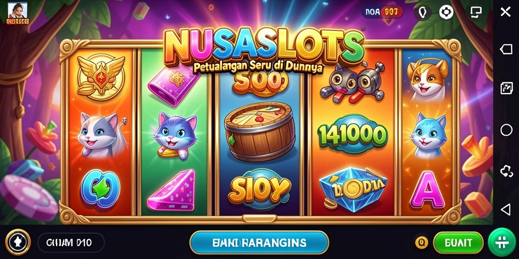 Tampilan gameplay seru dan menantang NUSASLOTS.