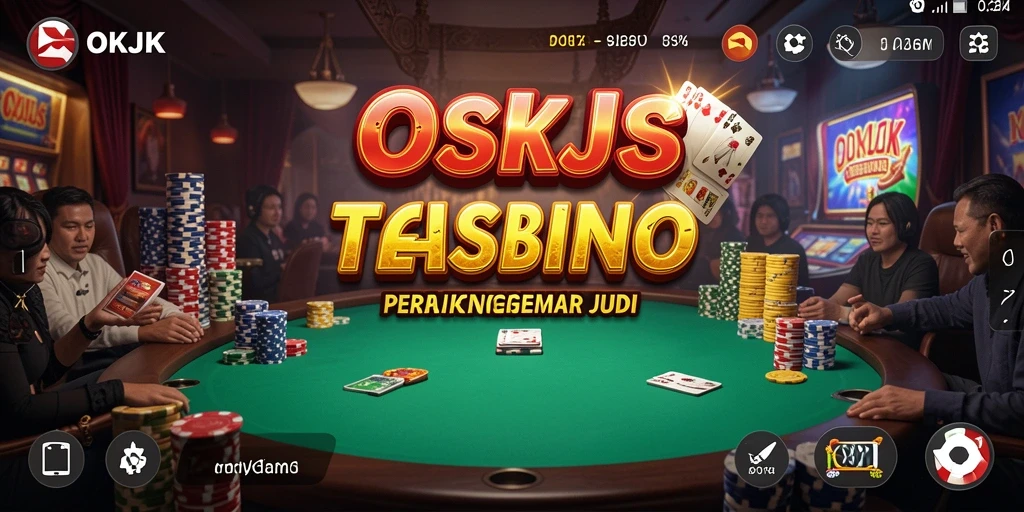 Tampilan gameplay yang mendebarkan dari OKJK, sempurna untuk penggemar Kasino.