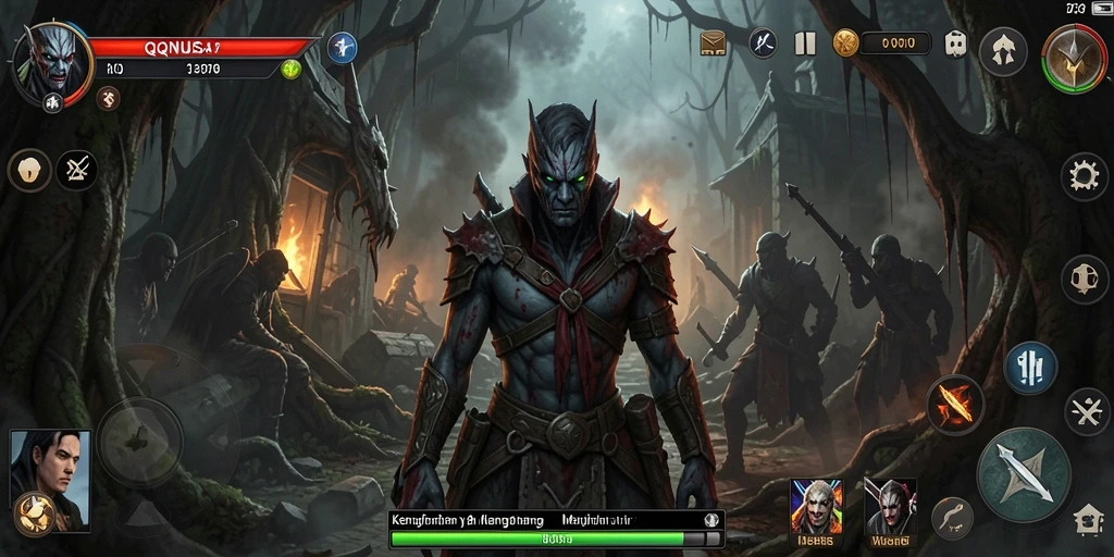Gameplay menegangkan di <strong>QQNUSA</strong> dengan makhluk mengerikan yang siap menyerang.