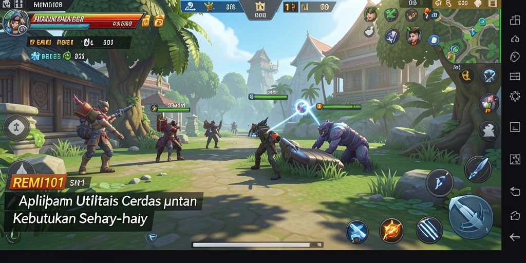 Tampilan antarmuka utama REMI101 yang intuitif dan modern.