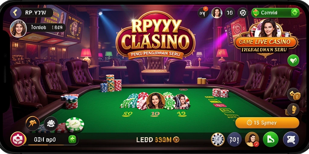 Screenshot utama RPYYY menampilkan para dealer live yang profesional dengan permainan seru.