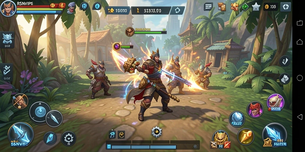Tampilan gameplay menantang strategi di RSNVIP6.