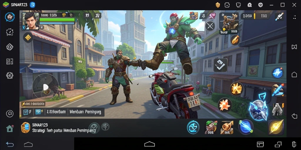 Tampilan gameplay memukau dan strategis di SINAR123.