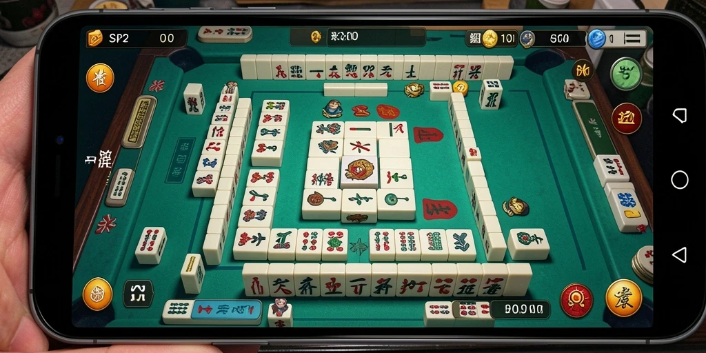 Gameplay SP212 Mahjong yang seru dan menantang.